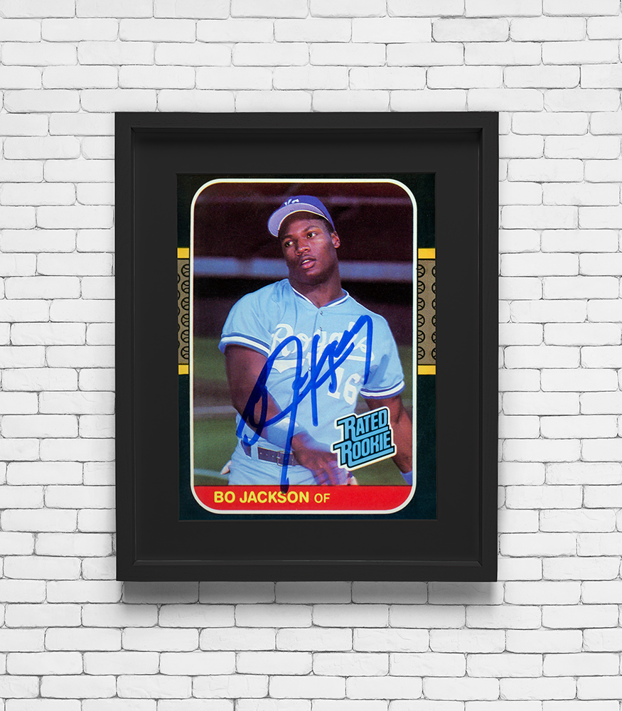 1987 Donruss Bo Jackson Rated Rookie #35 Card Print - Kansas City Royals
