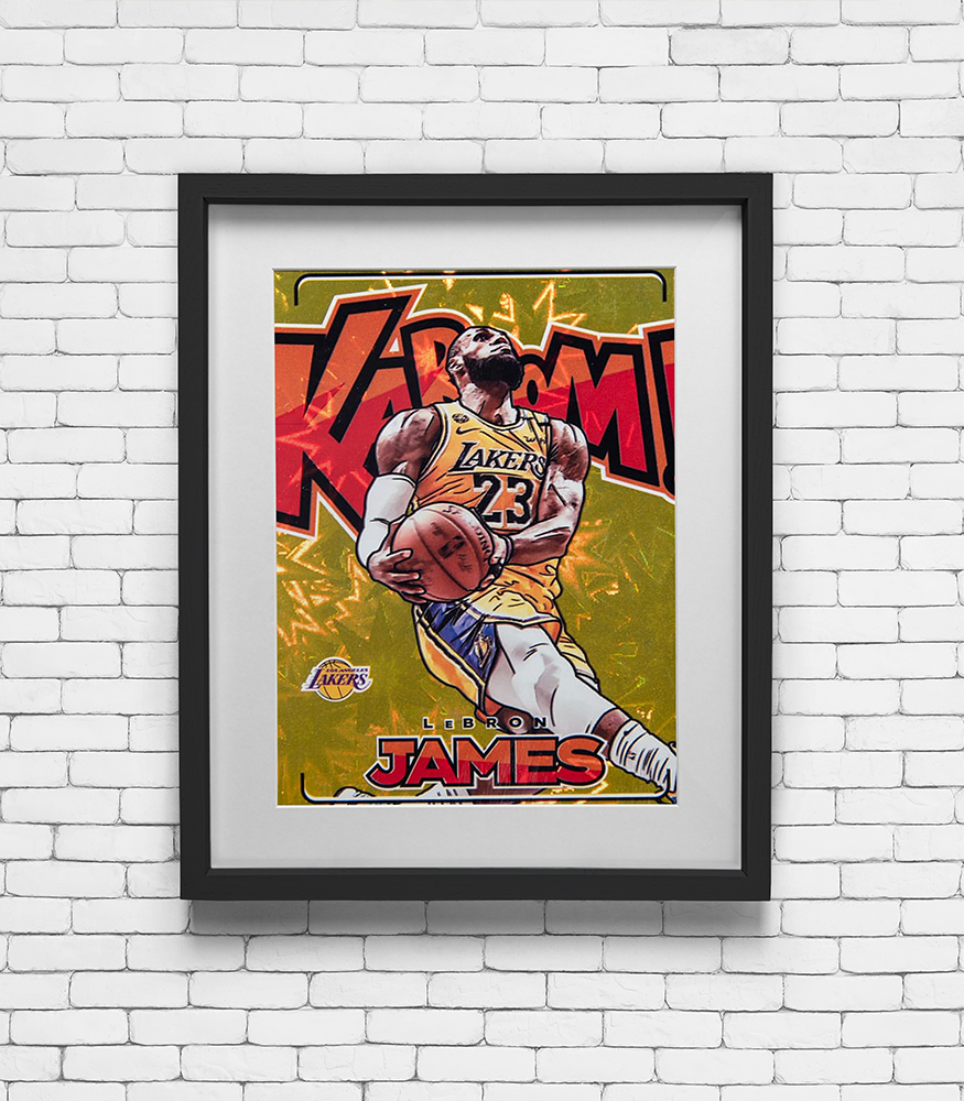 2023 Crown Royal Lebron James Kaboom! #2 - Los Angeles Lakers