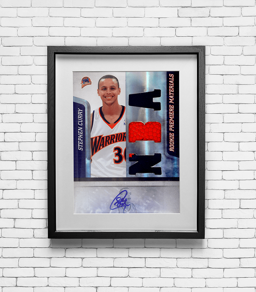 2009 Absolute Stephen Curry #144 Rookie Patch Autograph Card Print - Golden State Warriors