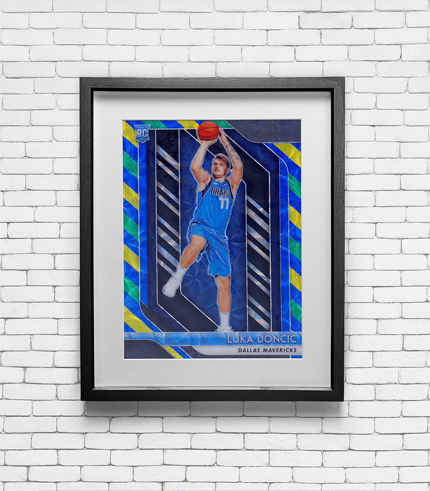 2018 Panini Prizm Choice Luka Doncic #280 Rookie Card Print - Dallas Mavericks