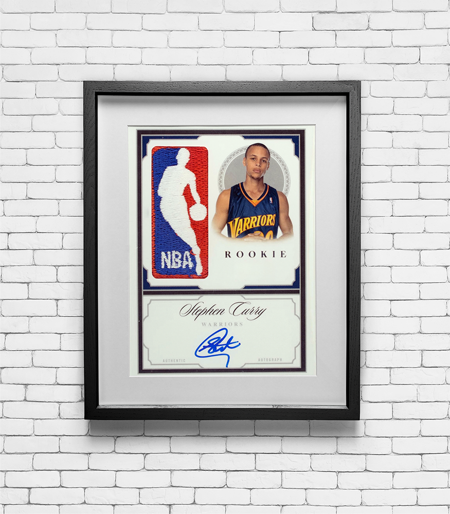 2009 National Treasures Stephen Curry #206 Rookie Card Print - Golden State Warriors