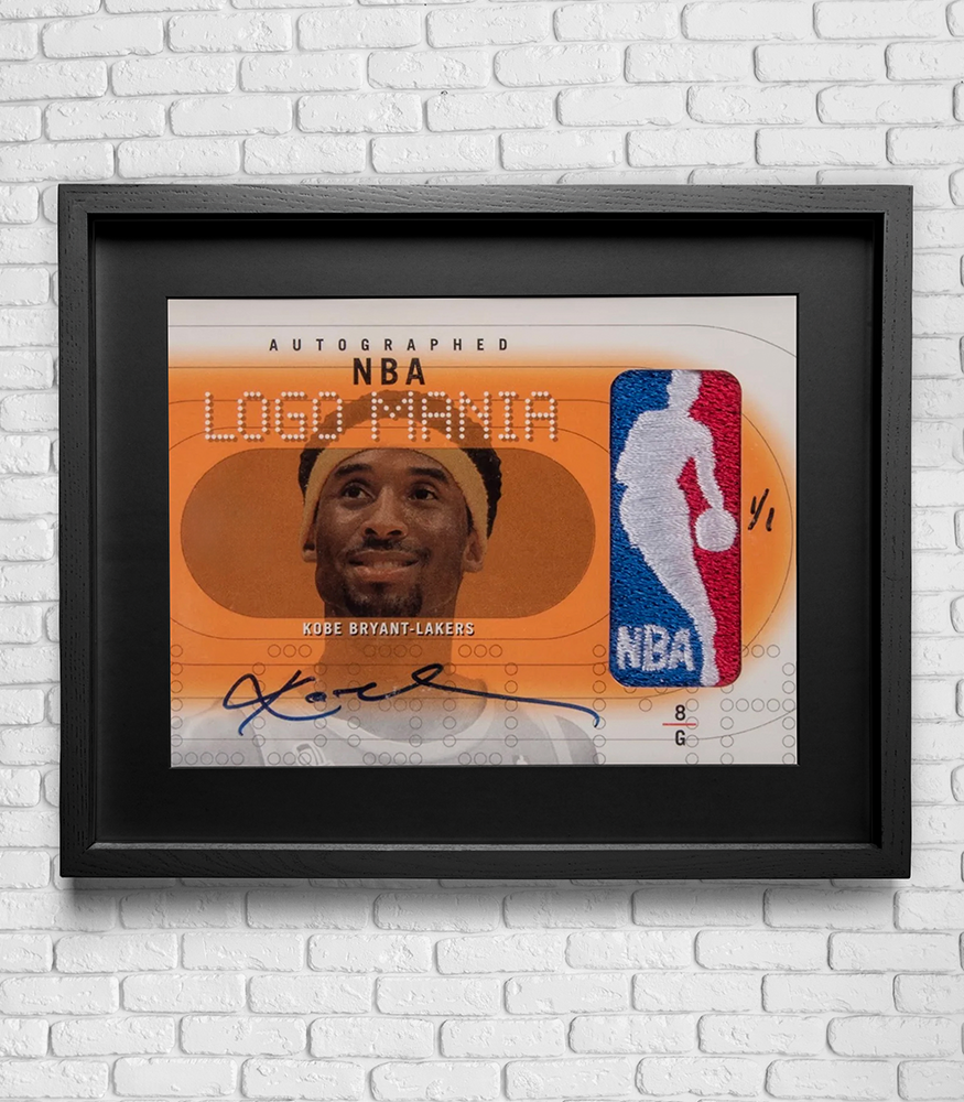 2002 Upper Deck Logo Mania Kobe Bryant #KB3NBA Card Print - Los Angeles Lakers