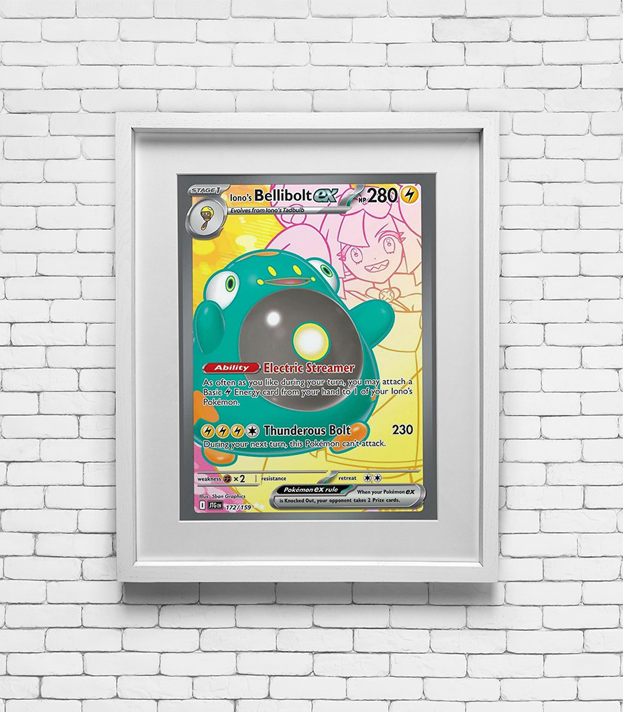 2025 Pokemon Bellibolt EX - Journey Together Print