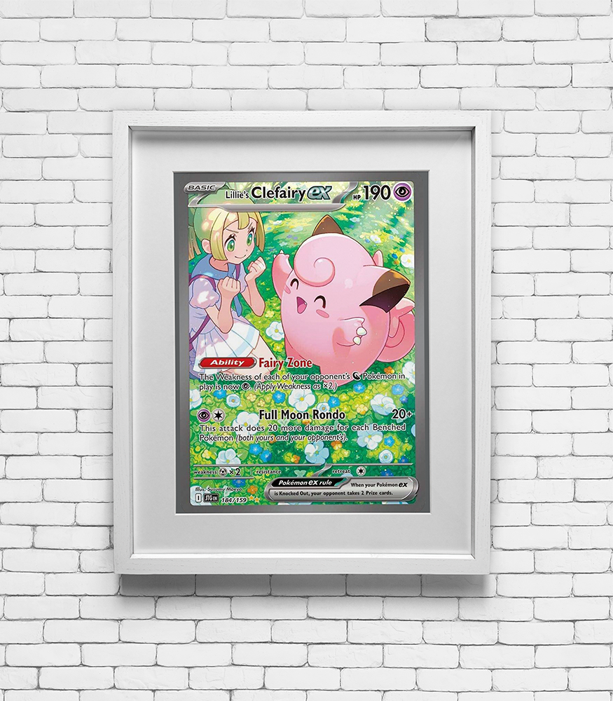 2025 Pokemon Clefairy EX - Journey Together Print