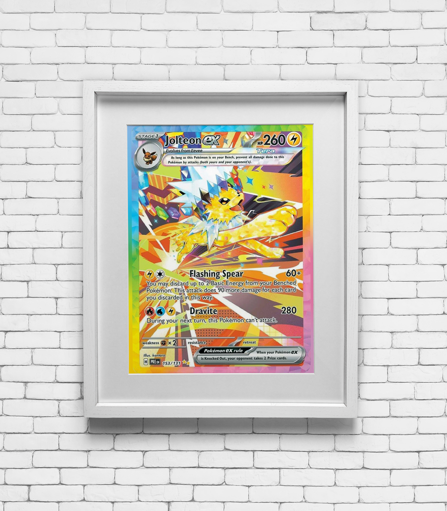 2024 Pokemon Jolteon EX - Prismatic Evolutions Print