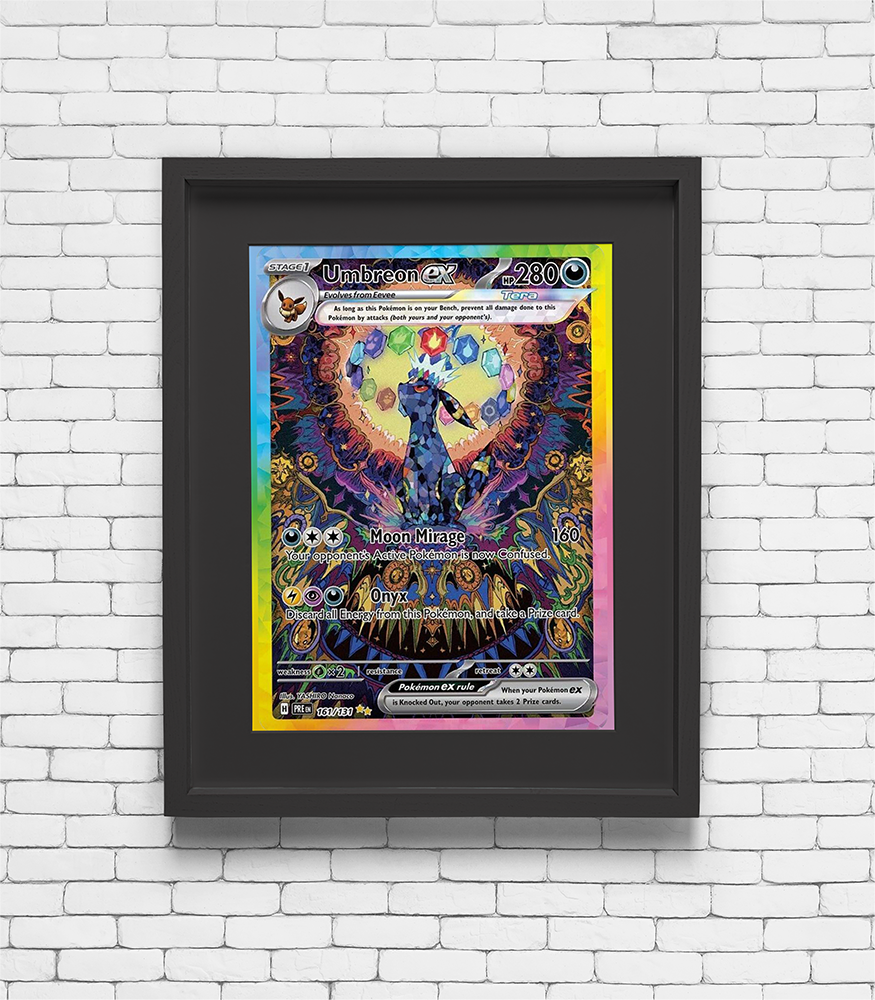2024 Pokemon Umbreon EX - Prismatic Evolutions Print