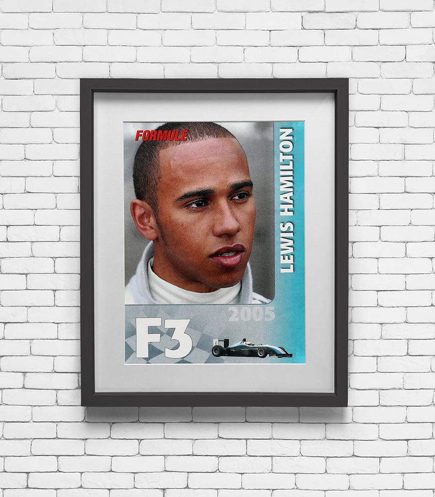 2005 Formule Lewis Hamilton #167 Card Print