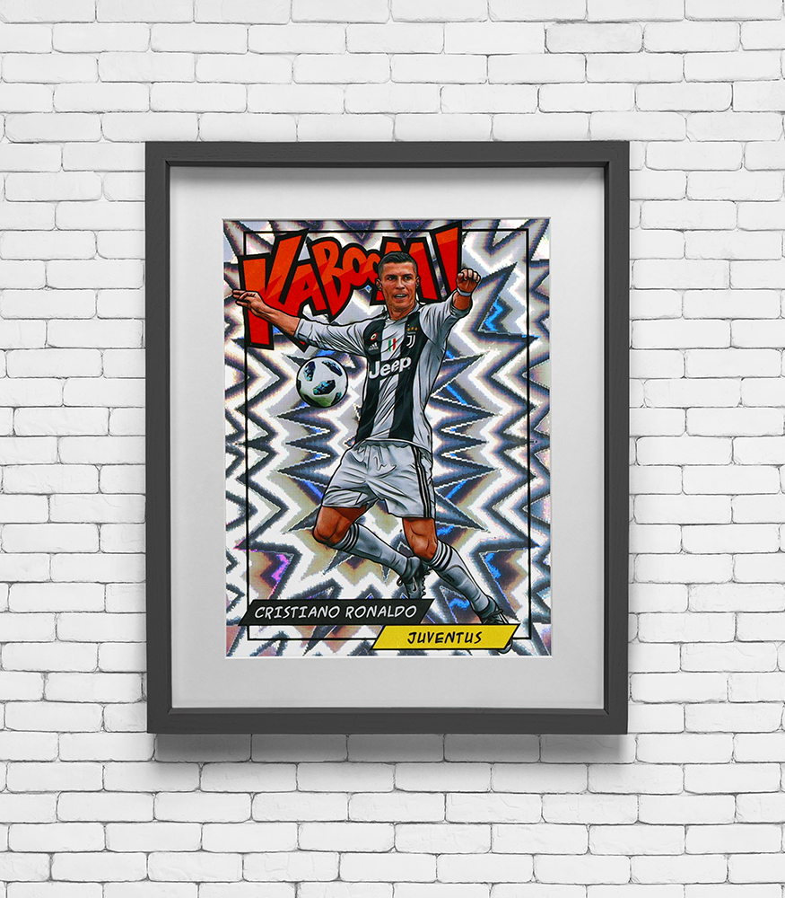 2018 Panini Kaboom! Cristiano Ronaldo #CR Card Print